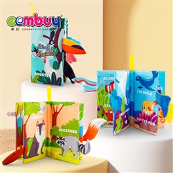 KB110679-KB110681 KB110688-KB110693 - Education Early Learning Colorful Washable Baby 3d Toys Cloth Book Teether With Tail